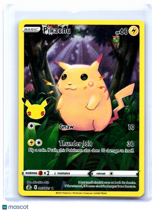 2021 Pokemon—Pikachu #005/025 Celebrations—Holo Rare