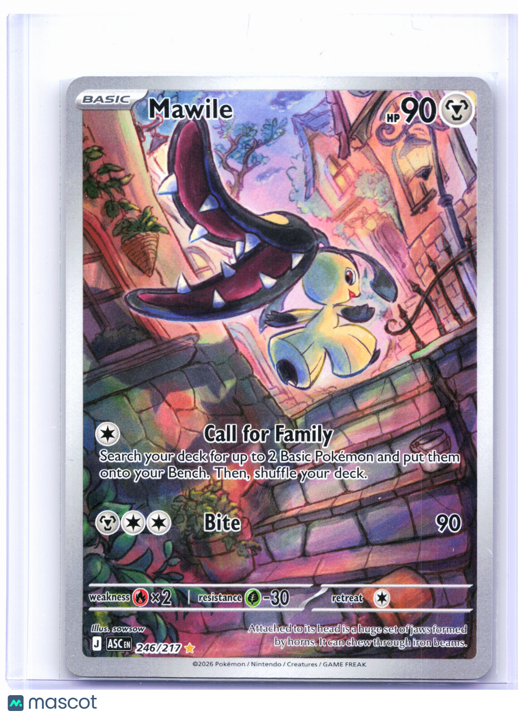 2026 Pokemon—Mawile #246/217 Ascended Heroes—Illustration Rare Holo