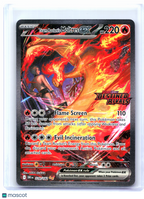 2025 Pokemon—Team Rocket's Moltres ex (Destined Rivals Stamp) #229/182—DR [LP]