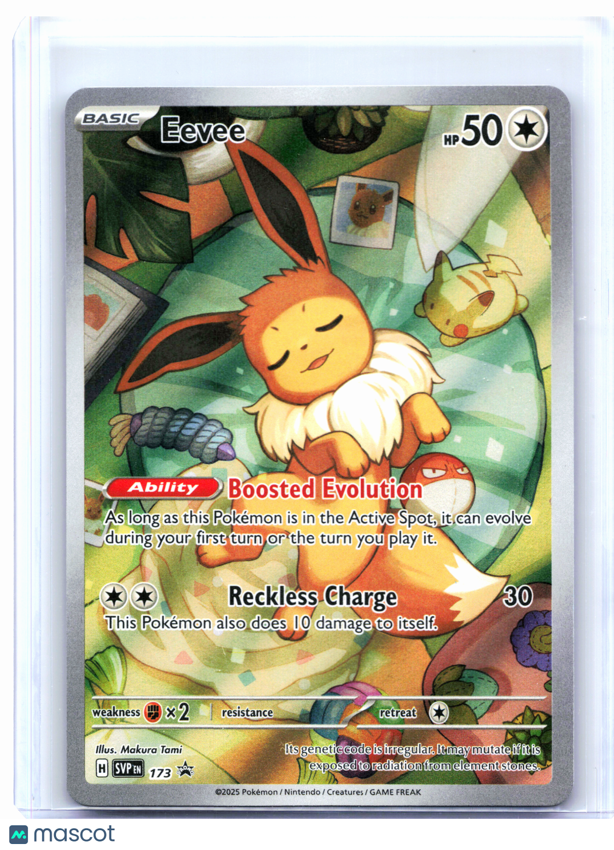 2025 Pokemon—Eevee #173 Scarlet & Violet Promo—Black Star Promo Holo [LP]