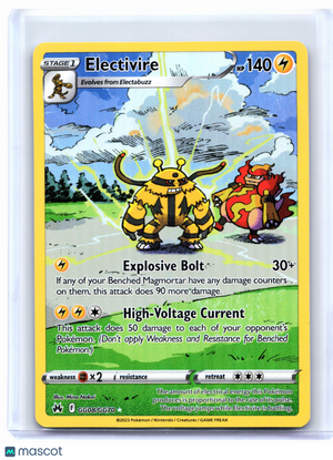 2023 Pokemon—Electivire #GG08/GG70 Crown Zenith: Galarian Gallery—UR [HP]