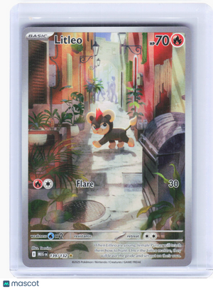 2025 Pokemon—Litleo #139/132 Mega Evolution—Illustration Rare Foil