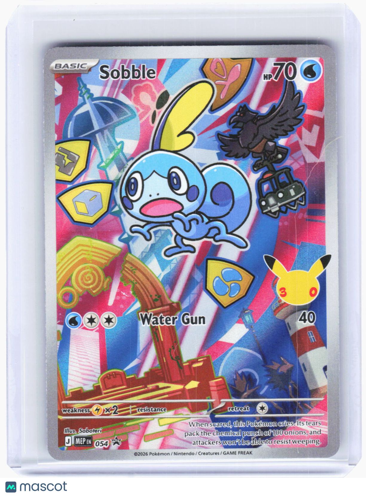 2026 Pokemon—Sobble #MEP EN 054 Mega Evolution Promo Cards—Black Star Promo Foil