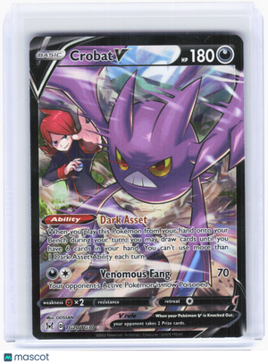 2022 Pokemon—Crobat V #TG20/TG30 Lost Origin Trainer Gallery—UR Foil (LP)