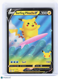 2021 Pokemon—Surfing Pikachu V #8 Celebrations—Ultra Rare Holo [MP]
