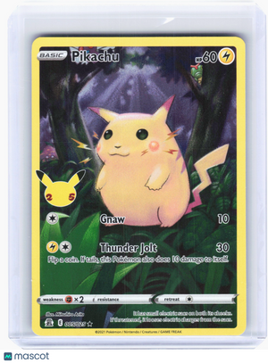 2021 Pokemon—Pikachu #5 Celebrations—Holo Rare