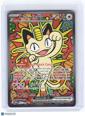2026 Pokemon—Meowth ex #121 Perfect Order—Special Illustration Rare Holo