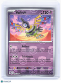 2025 Pokemon—Sigilyph #38 White Flare—Uncommon Reverse Holo (Master Ball)