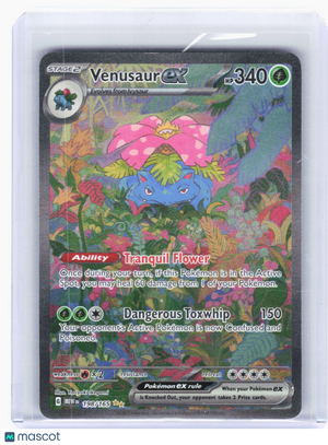 2023 Pokemon—Venusaur ex #198 Scarlet & Violet 151—Special Illustration Rare