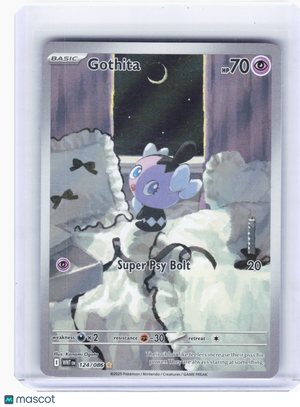 2025 Pokemon—Gothita #124 White Flare—Illustration Rare Holo