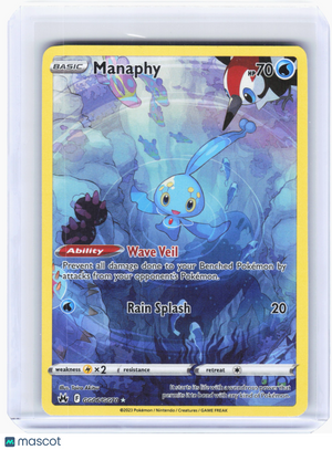 2023 Pokemon—Manaphy #GG06 Crown Zenith: Galarian Gallery—Ultra Rare Holo [MP]