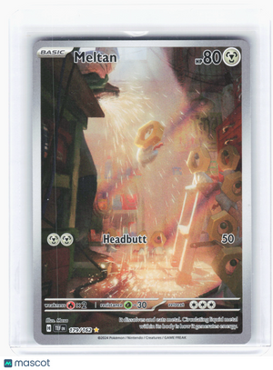 2024 Pokemon—Meltan #179 Temporal Forces—Illustration Rare Holo [Damaged]