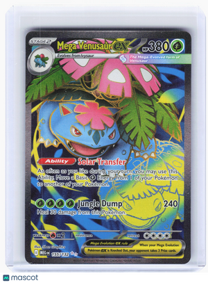 2025 Pokemon—Mega Venusaur ex #155 Mega Evolution—Ultra Rare Holo