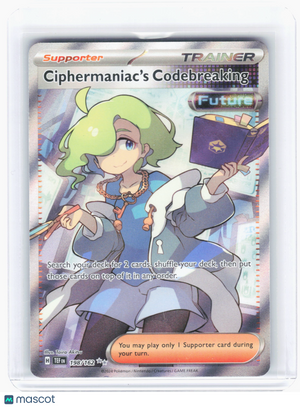 2024 Pokemon—Ciphermaniac's Codebreaking #198 Temporal Forces—Ultra Rare Holo