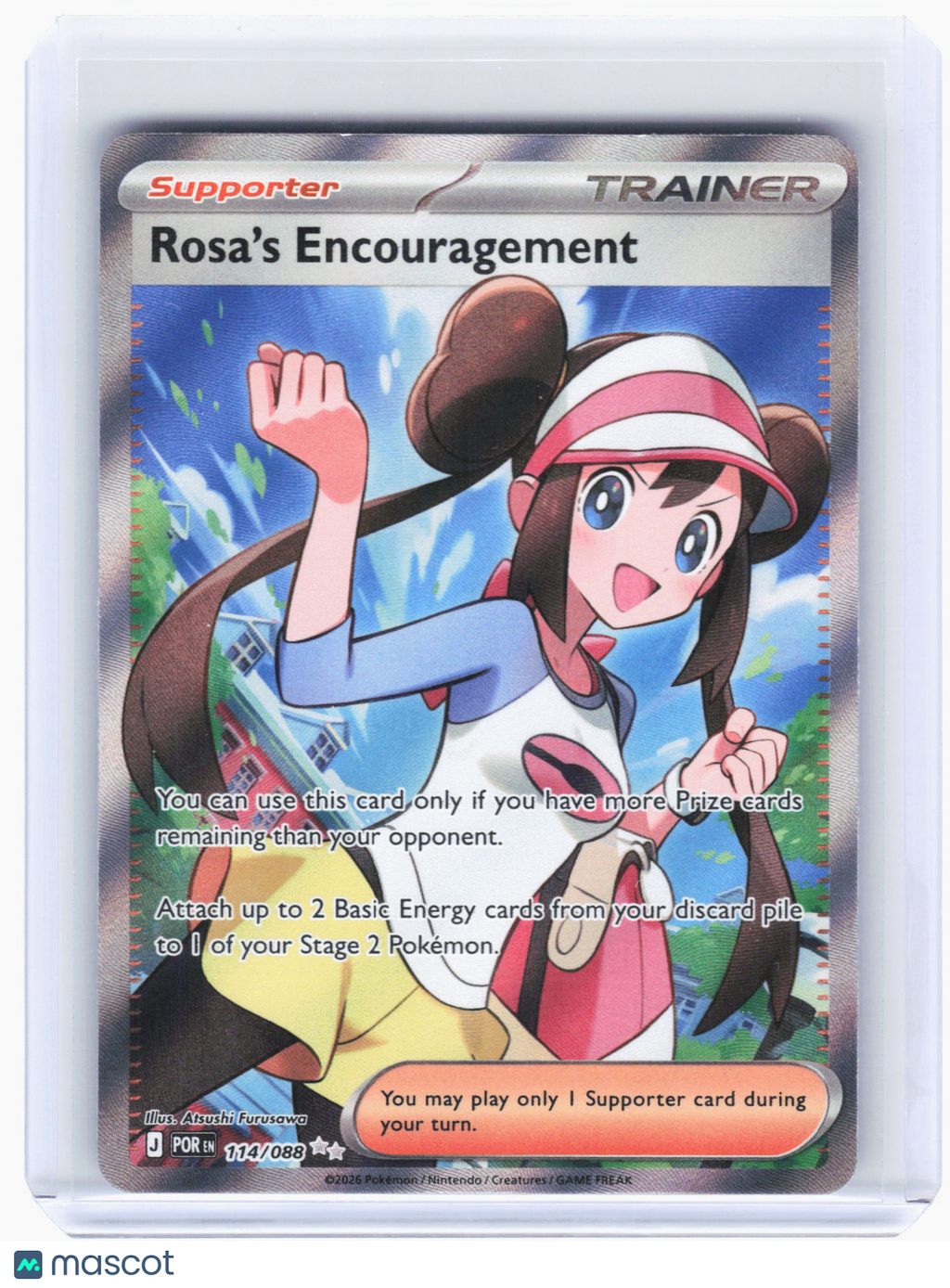 2026 Pokemon—Rosa's Encouragement #114 Perfect Order—Ultra Rare Holo