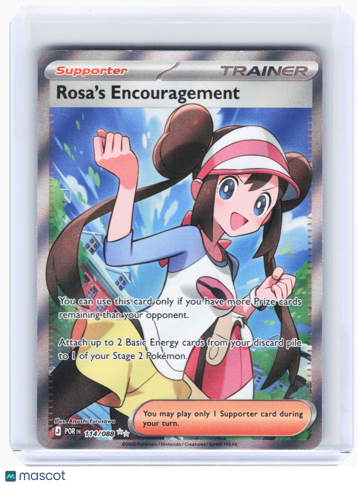 2026 Pokemon—Rosa's Encouragement #114 Perfect Order—Ultra Rare Holo