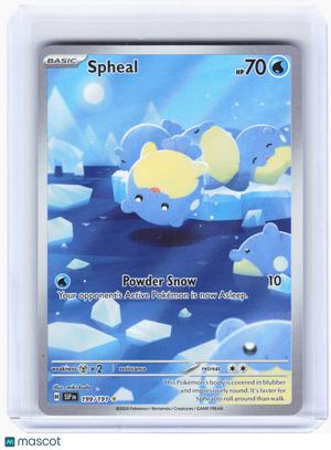 2024 Pokemon—Spheal #199 Surging Sparks—Illustration Rare Holo