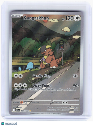 2025 Pokemon—Kangaskhan #204 Destined Rivals—Illustration Rare Holo [LP]