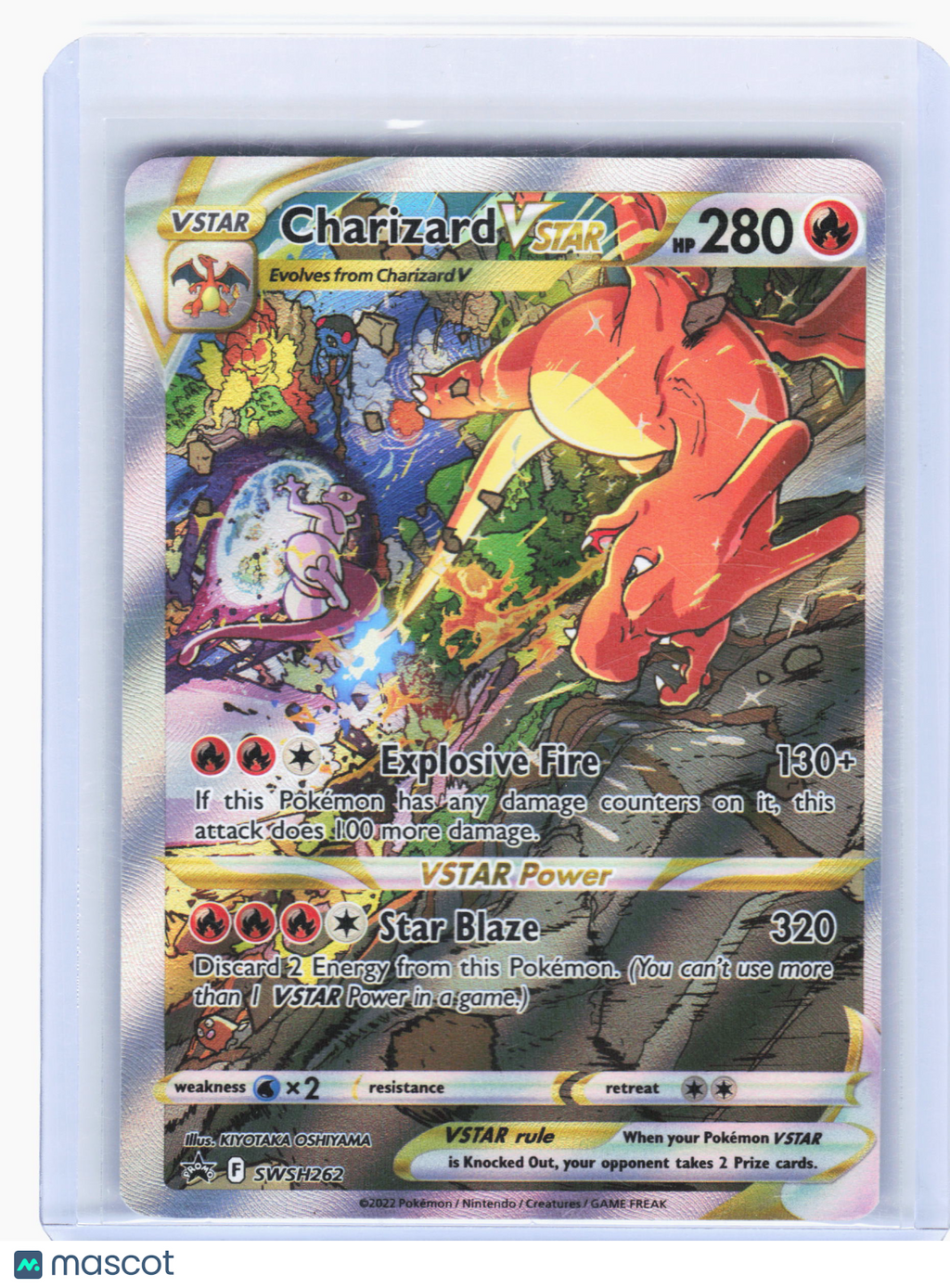 2022 Pokemon—Charizard VSTAR #SWSH262 Sword & Shield—Black Star Promo Holo [MP]