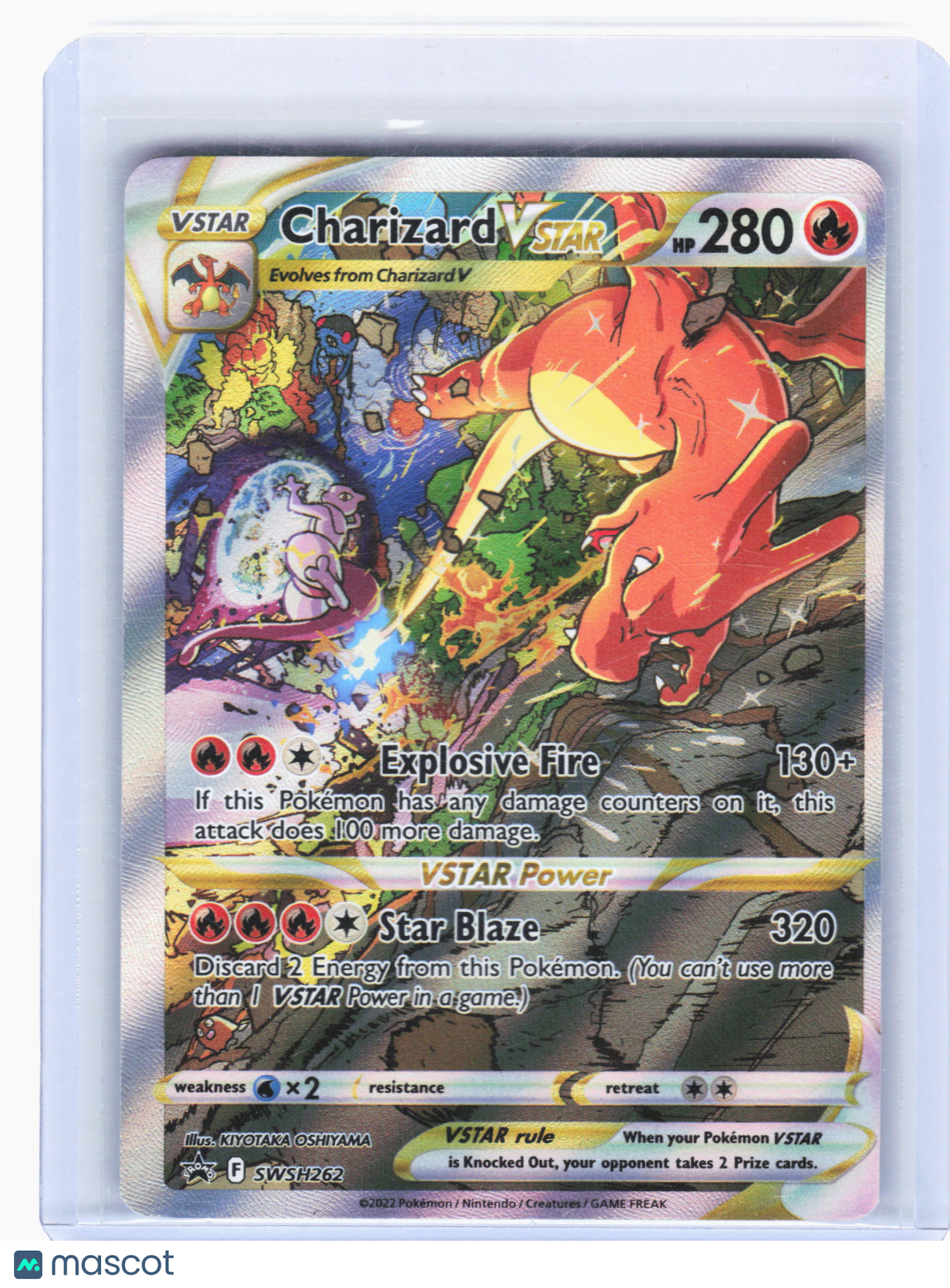 2022 Pokemon—Charizard VSTAR #SWSH262 Sword & Shield—Black Star Promo Holo [MP]