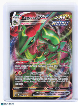 2021 Pokemon—Rayquaza VMAX #111 Evolving Skies—Ultra Rare Holo [MP]