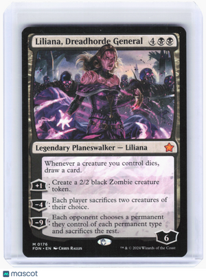 2024 Magic: TG—Liliana, Dreadhorde General #176 Foundations—Mythic Nonfoil