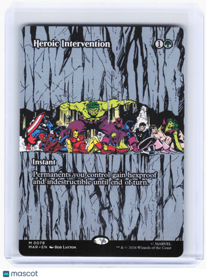 2025 MTG—Heroic Intervention #78 MAR—Mythic Nonfoil (Borderless)