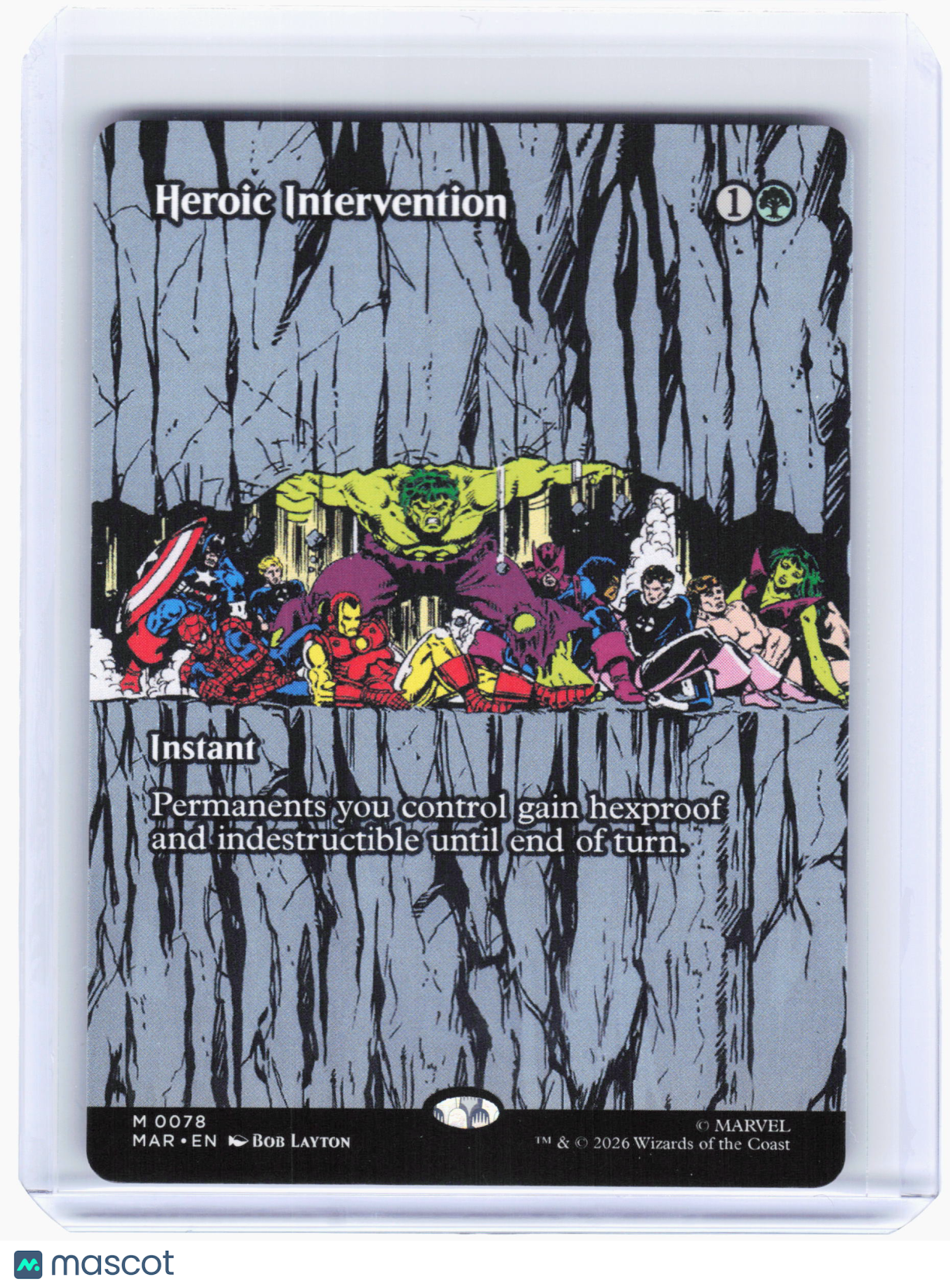 2026 MTG—Heroic Intervention #78 MAR—Mythic Nonfoil (Borderless)