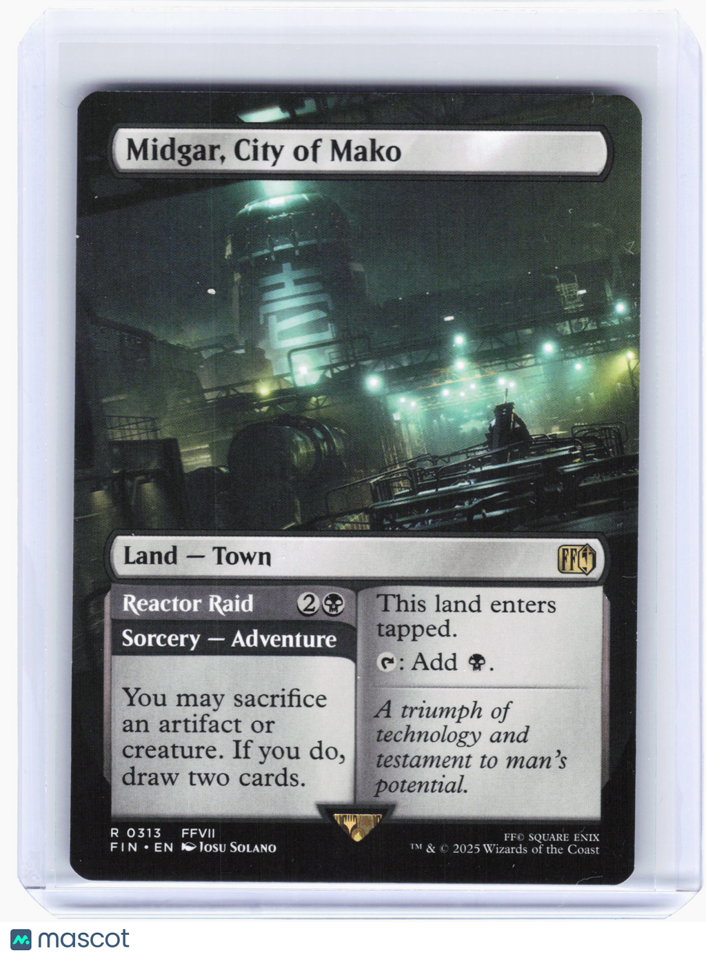 2025 Magic: TG—Midgar, City of Mako #313 FINAL FANTASY—Rare Nonfoil (Borderless)