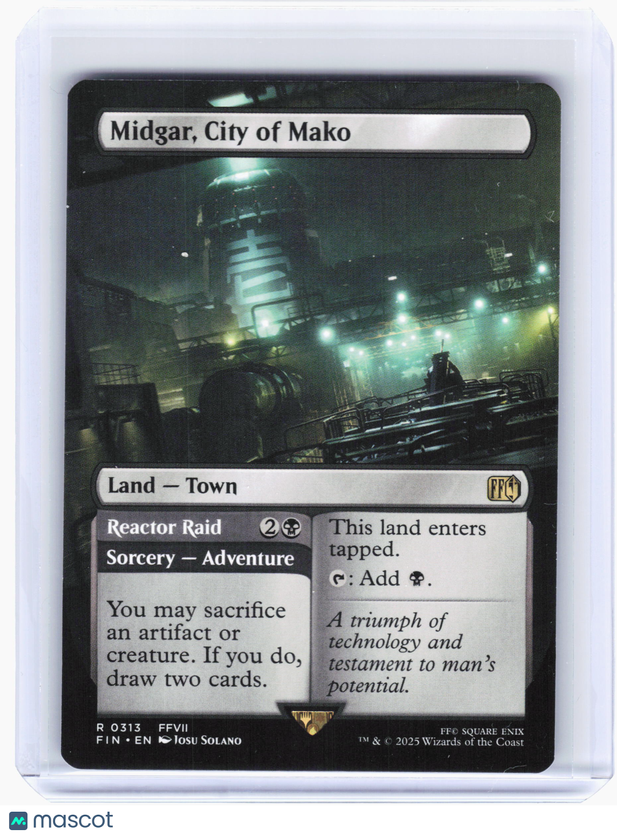 2025 Magic: TG—Midgar, City of Mako #313 FINAL FANTASY—Rare Nonfoil (Borderless)