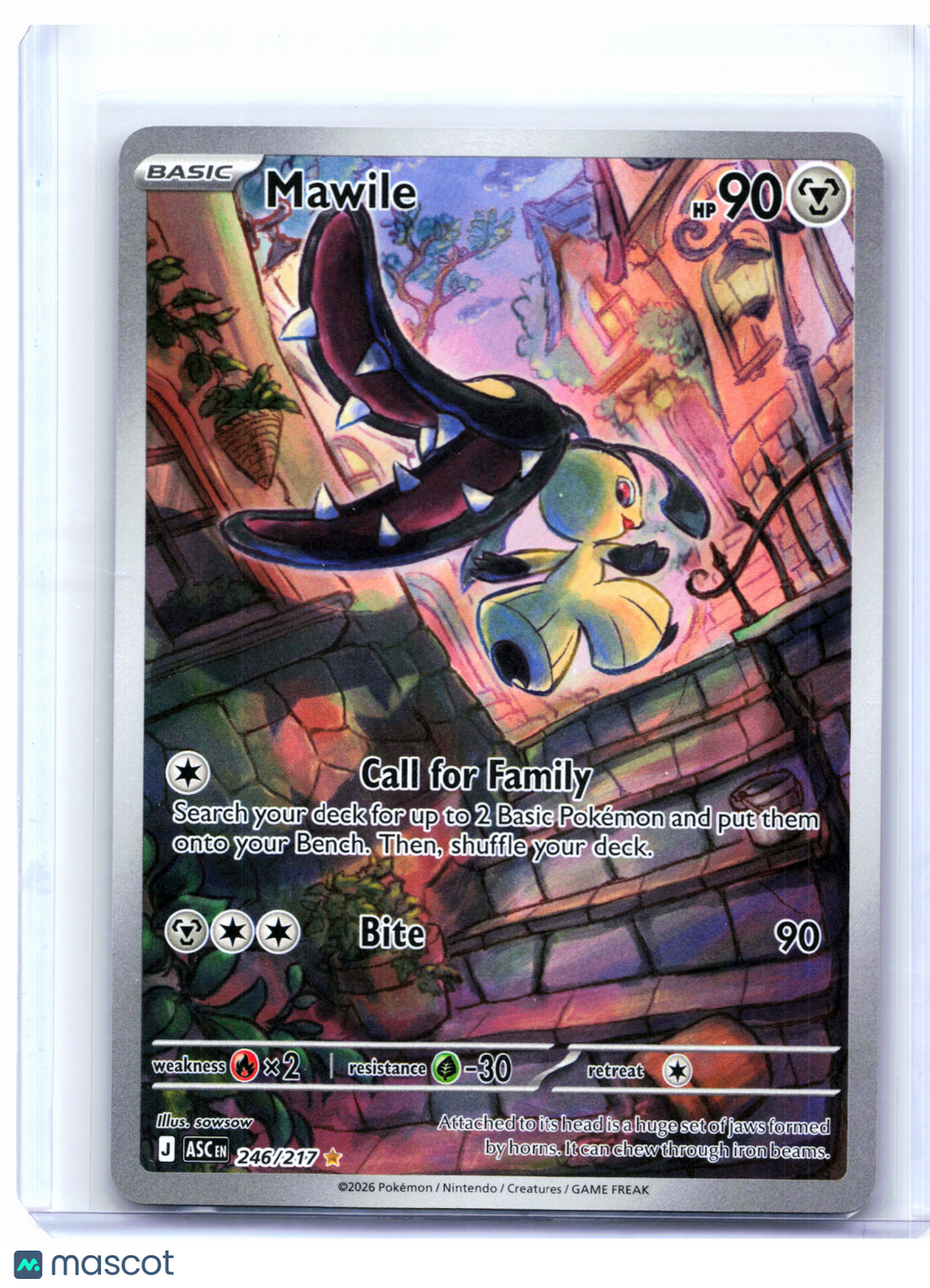 2026 Pokemon—Mawile #246/217 Ascended Heroes—Illustration Rare Holo