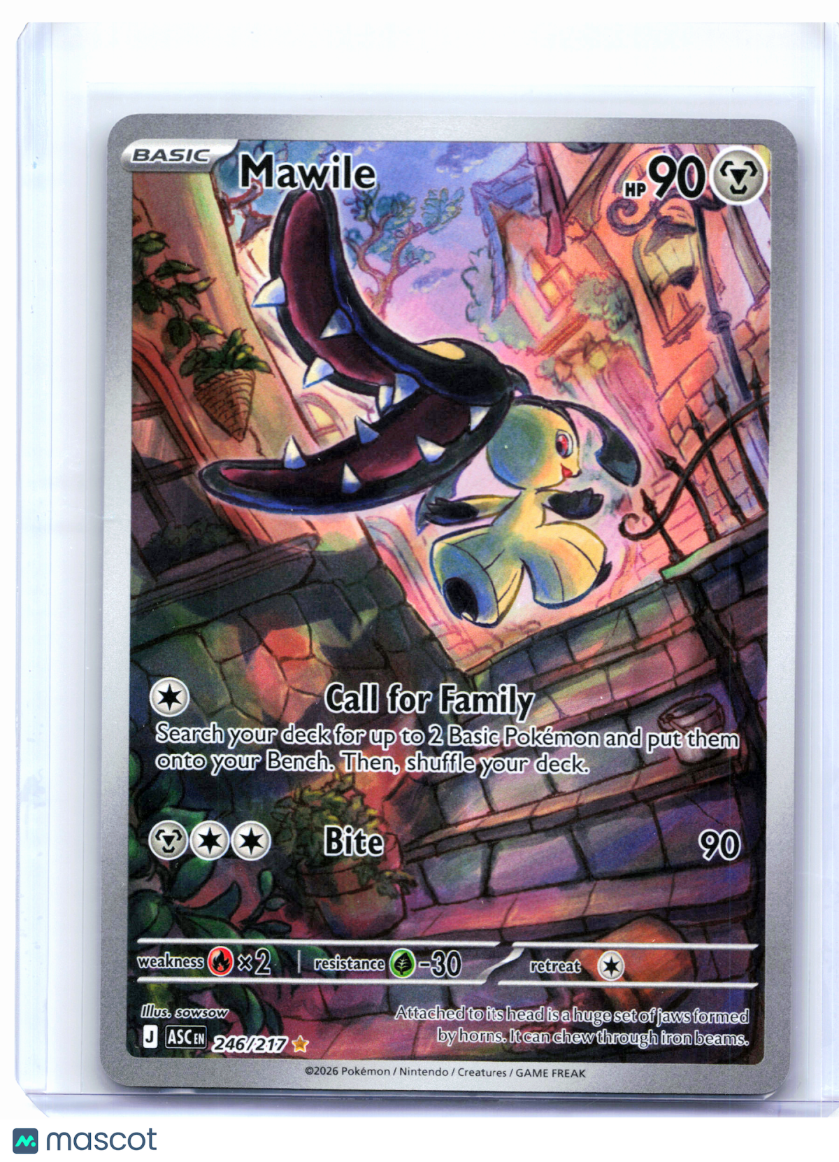 2026 Pokemon—Mawile #246/217 Ascended Heroes—Illustration Rare Holo