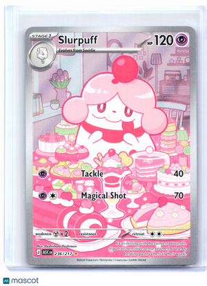 2026 Pokemon—Slurpuff #236/217 Ascended Heroes—Illustration Rare Holo