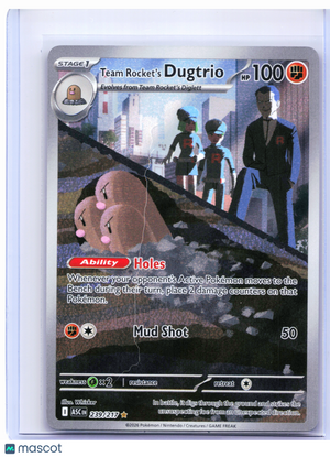 2026 Pokemon—Team Rocket's Dugtrio #239/217 Ascended Heroes—Illustration Rare