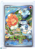 2024 Pokemon—Castform Sunny Form #195/191 Surging Sparks—Illustration Rare Holo