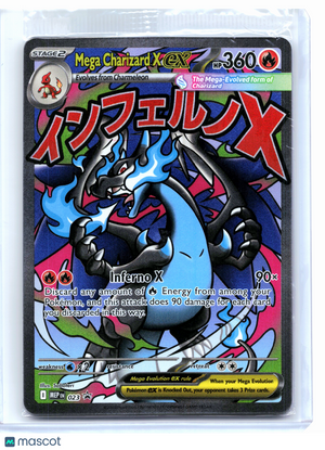 2025 Pokemon—Mega Charizard X ex #023 MEP—Black Star Promo Holo [Sealed]