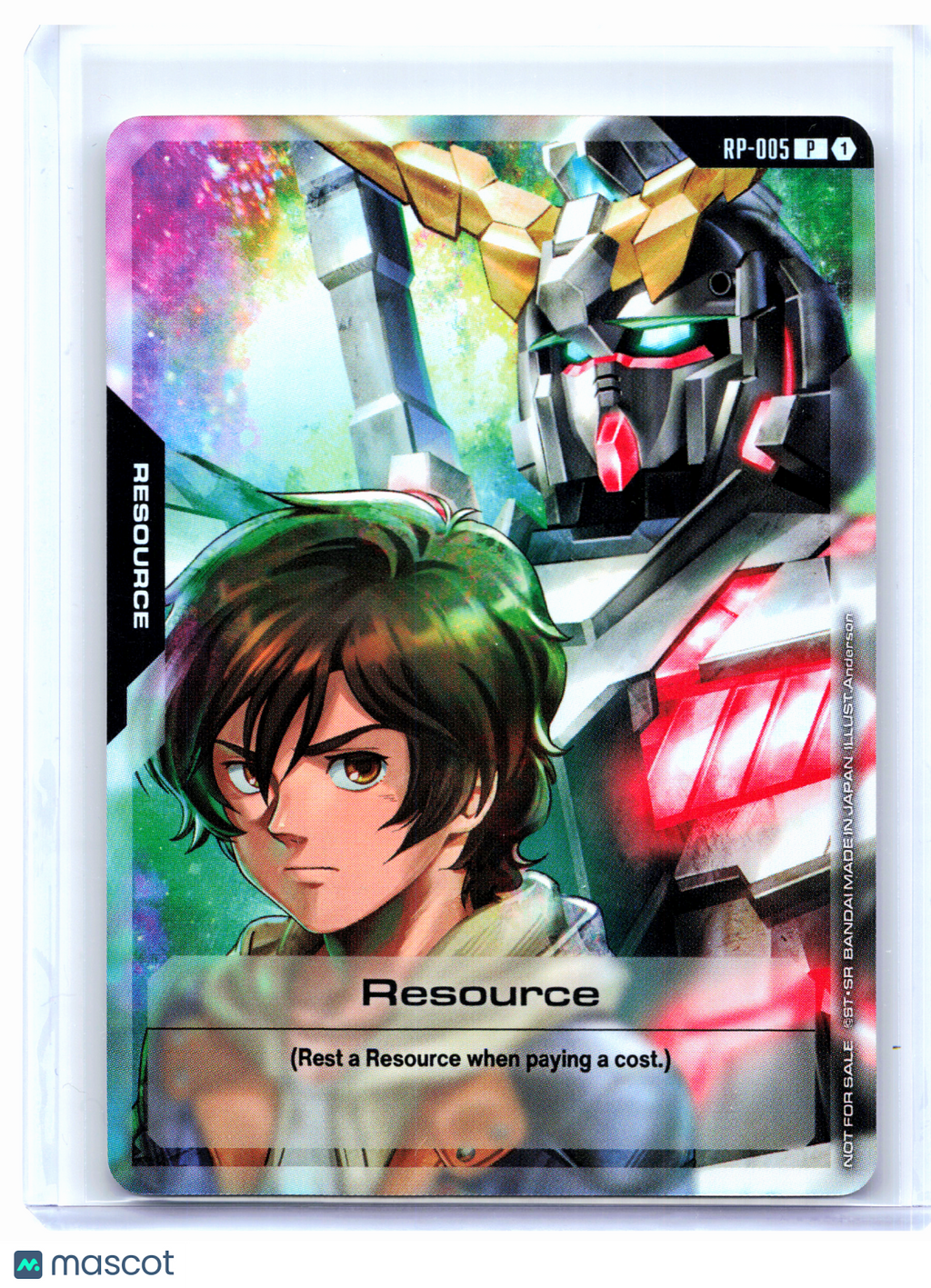 2025 Gundam—Resource (Unicorn Gundam) (Banagher Links) #RP-005—Promo Foil