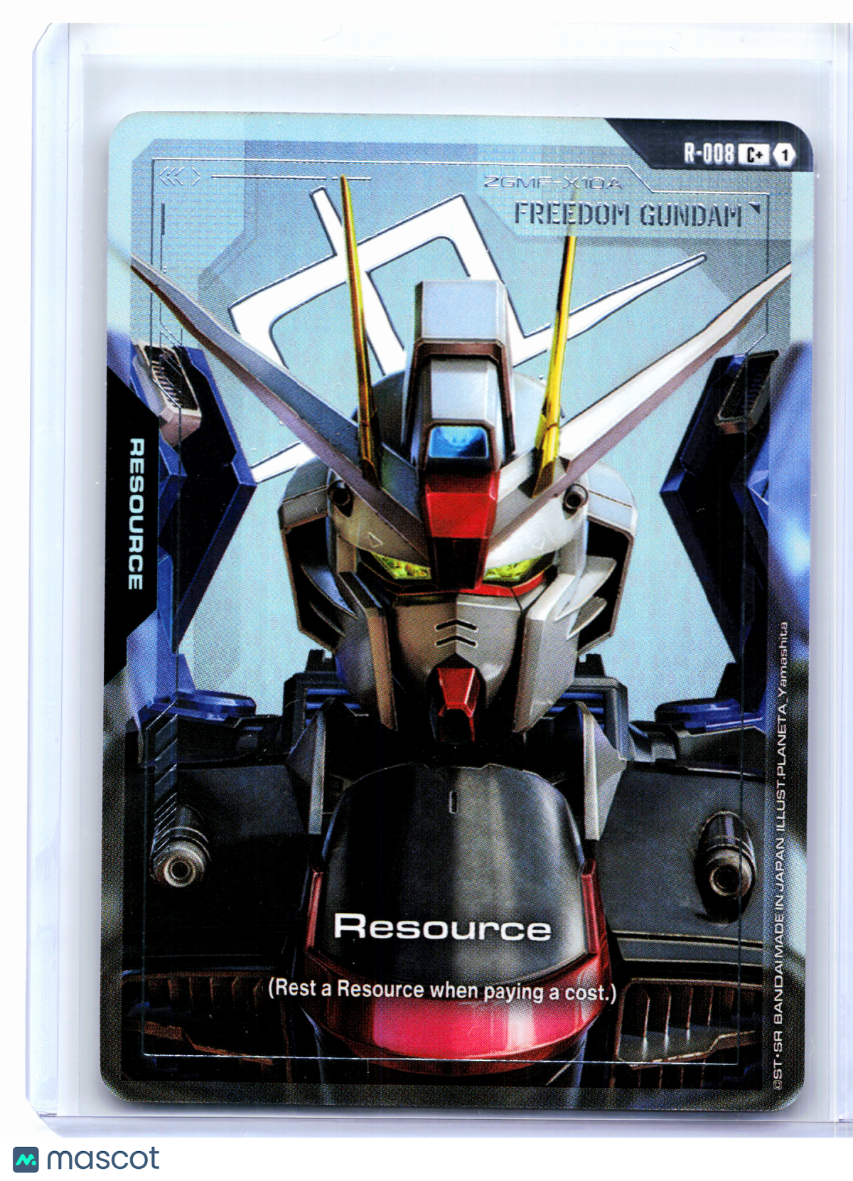 2025 Gundam—Resource (Freedom Gundam) #R-008 Newtype Rising—Common+ Foil