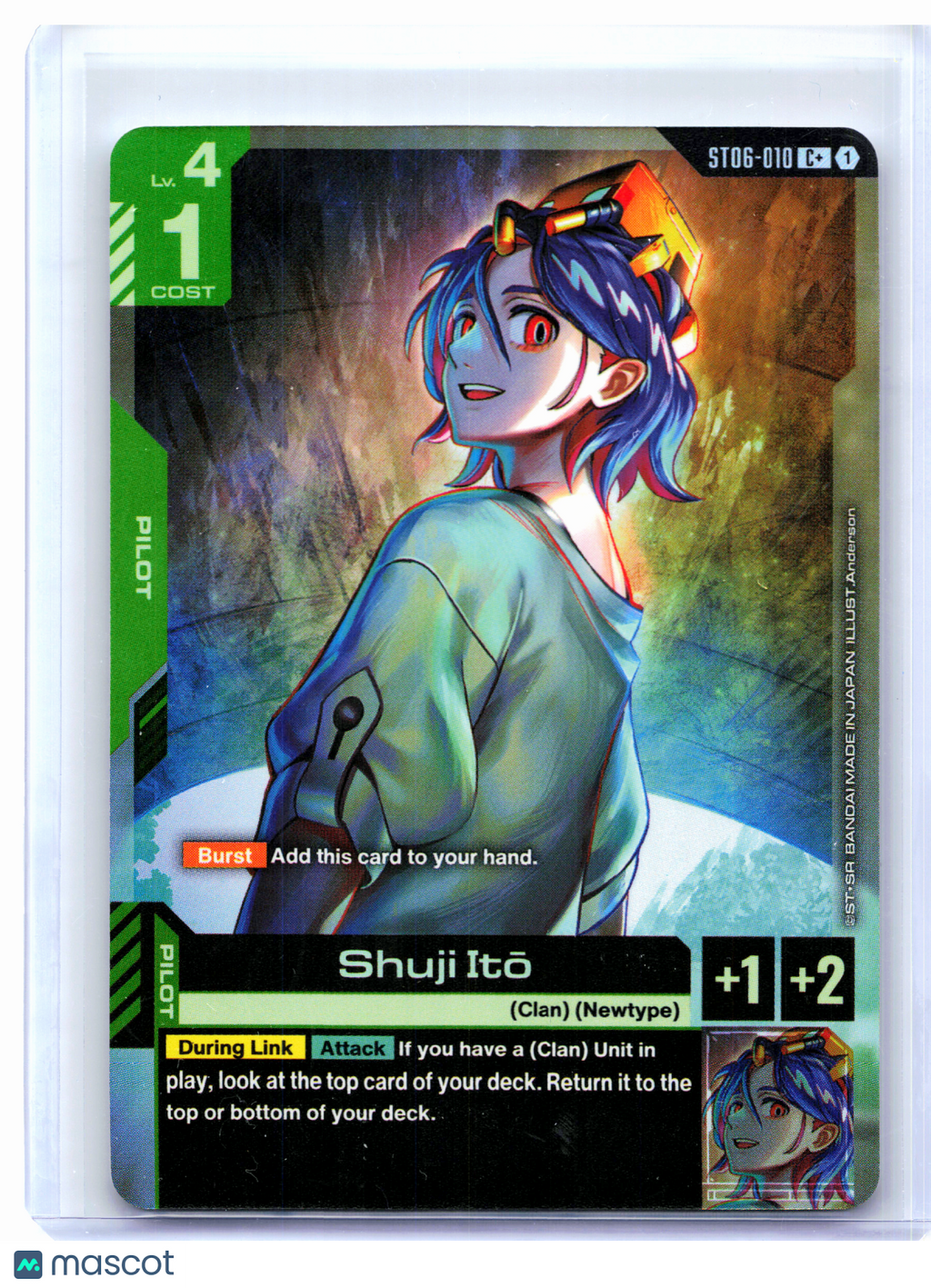 2025 Gundam Card Game—Shuji Itō #ST06-010 Clan Unity—Common+ Foil
