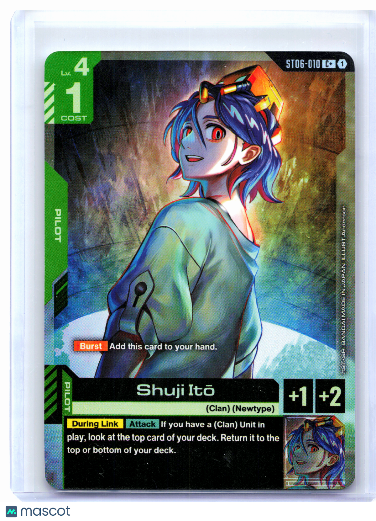 2025 Gundam Card Game—Shuji Itō #ST06-010 Clan Unity—Common+ Foil
