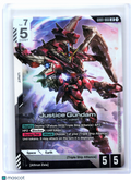 2025 Gundam Card Game—Justice Gundam #GD01-066 Newtype Rising—Legend Rare Foil