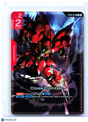 2025 Gundam Card Game—Close Combat #ST03-013 Zeon's Rush—Common+ Foil