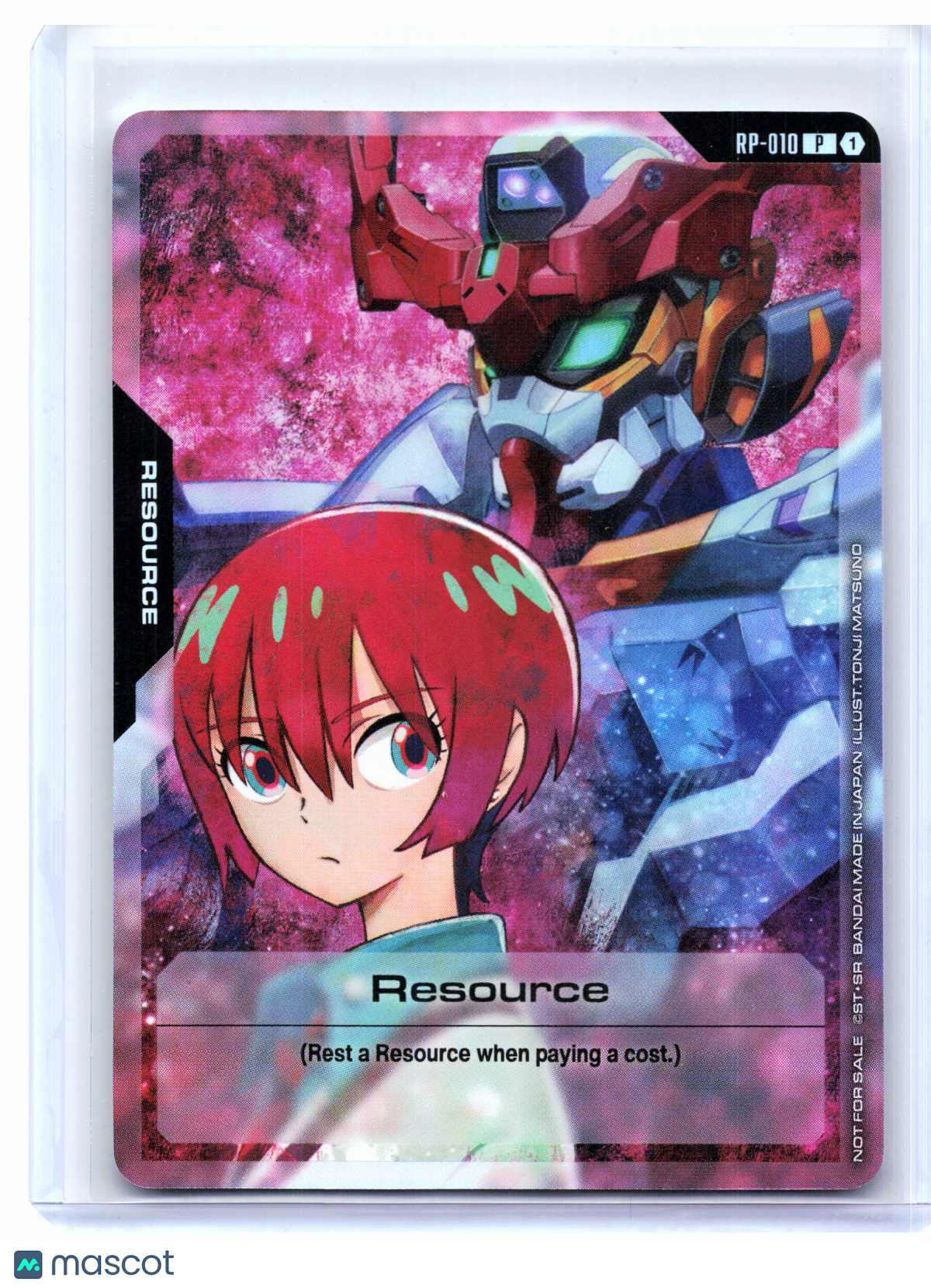 2025 Gundam—Resource (Suletta Mercury) #RP-010—Promo Foil (Anime Expo 2025)