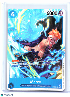 2025 One Piece Card Game—Marco #PRB02-008 The Best Vol. 2—Super Rare Foil