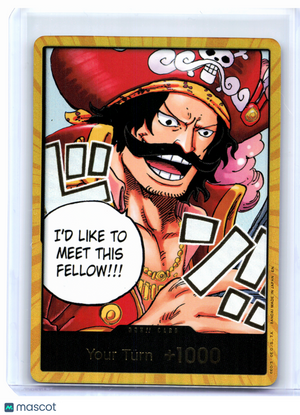 2025 One Piece—DON!! Card (Gol.D.Roger) (Gold) Carrying On His Will—DON!! Foil