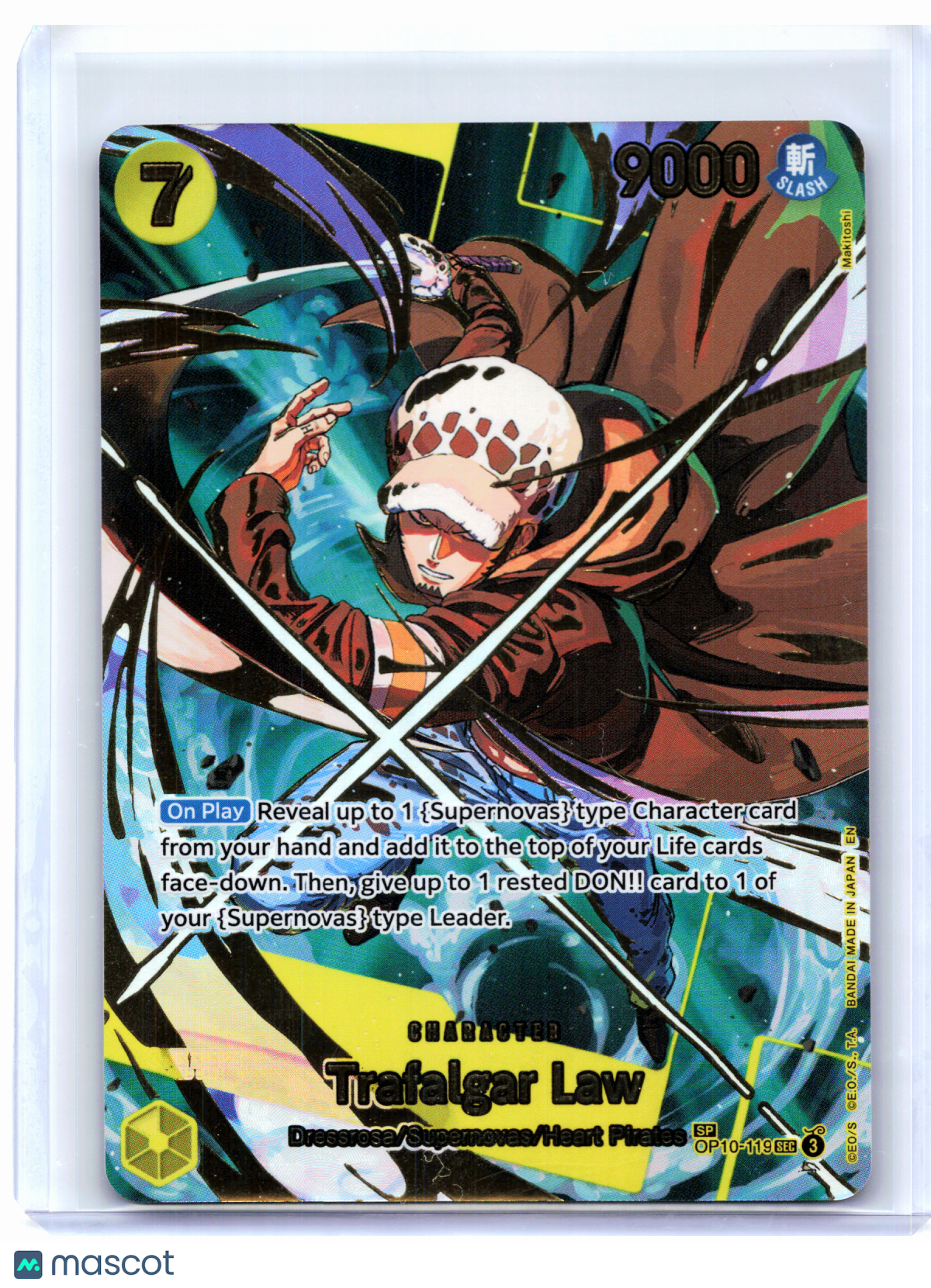 2025 One Piece—Trafalgar Law (SP) #OP10-119 The Best Vol. 2—Secret Rare Foil