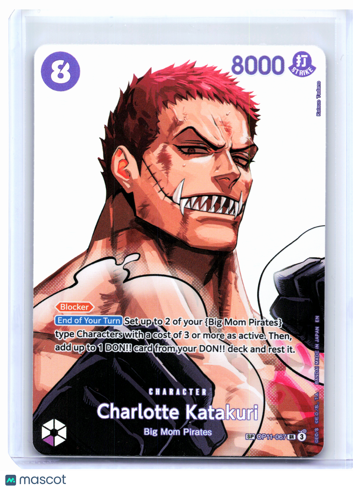 2026 One Piece—Charlotte Katakuri (SP) #OP11-067 The Time of Battle—SR Foil