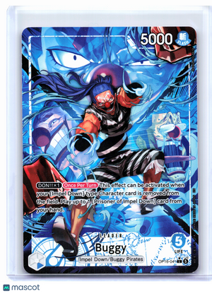 2026 One Piece—Buggy (Alternate Art) #OP16-041 The Time of Battle—Leader Foil