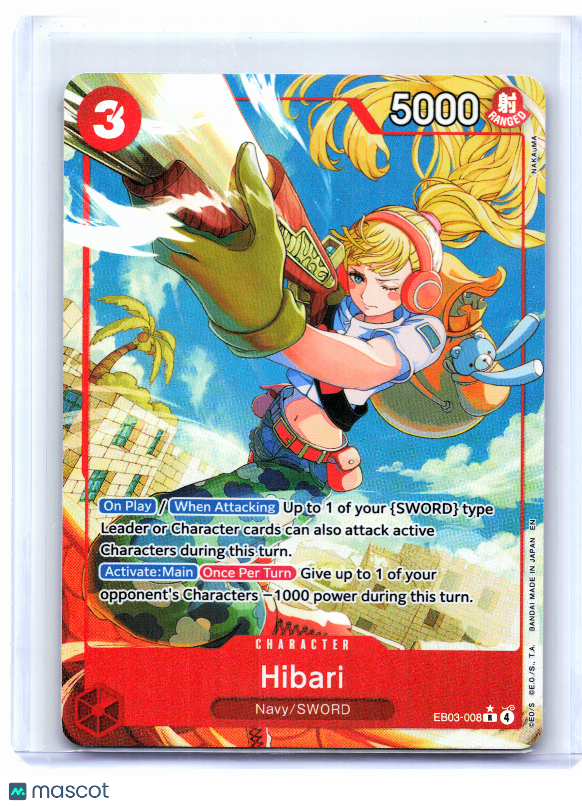 2026 One Piece—Hibari (Alternate Art) #EB03-008 Heroines Edition—Rare Foil
