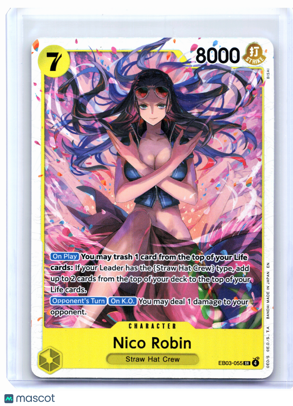 2026 One Piece Card Game—Nico Robin #EB03-055 Heroines Edition—Super Rare Foil